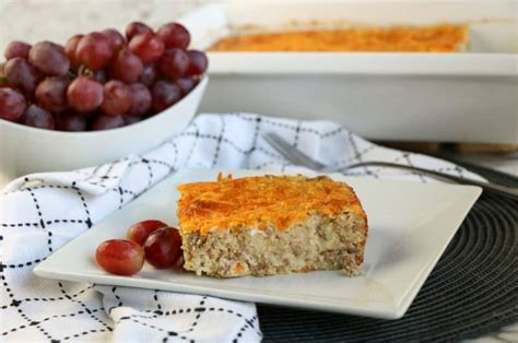 sausage-and-grits-casserole-southern-eats-goodies image
