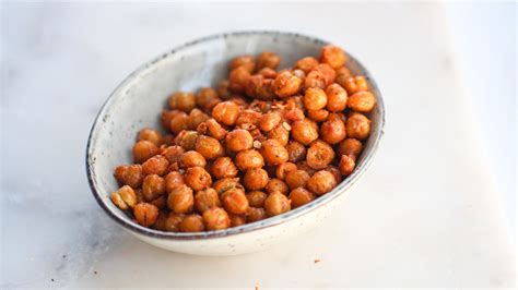 spicy-roasted-garbanzo-beans-recipe-mashed image