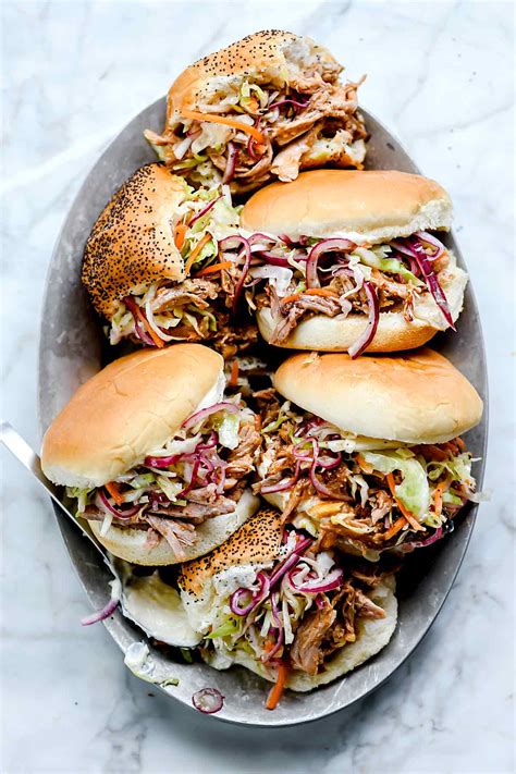 pulled-pork-sandwiches-with-crunchy-slaw image