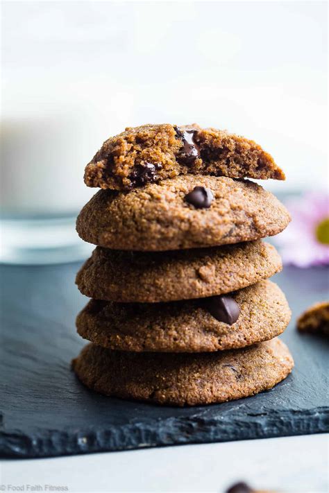paleo-coconut-flour-chocolate-chip-cookies-food image