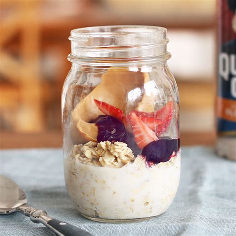 pb-j-overnight-oats-recipe-quaker-oats image