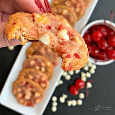 white-chocolate-cherry-cookies-for-the-holidays-or image