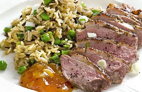 recipe-fragrant-duck-breasts-with-wild-rice-pilaf-mail image