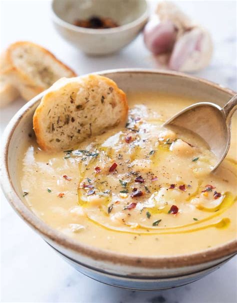 vegan-garlic-chickpea-soup-the-clever-meal image