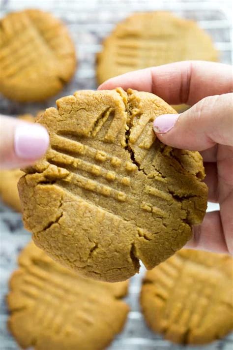 easy-peanut-butter-cookies-recipe-gluten-free image