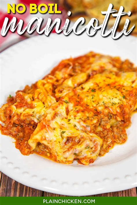 no-boil-manicotti-with-meat-sauce-plain-chicken image