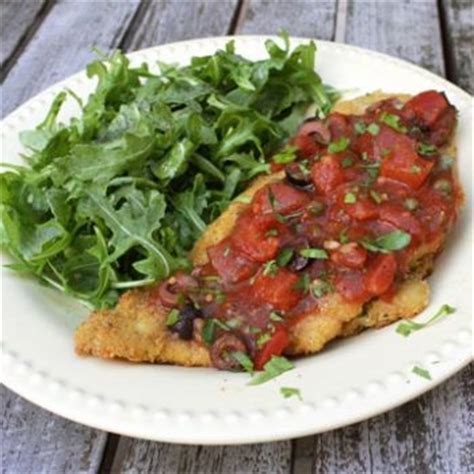 crispy-chicken-cutlet-with-spicy-tomato-sauce image
