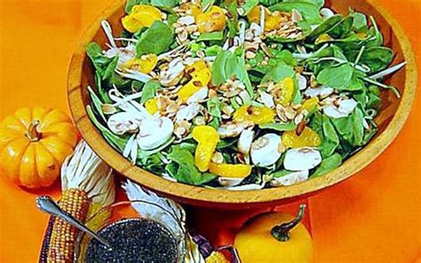 spinach-salad-with-lime-poppy-seed-dressing image