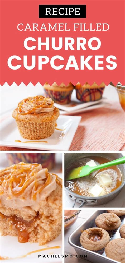 churro-cupcakes-with-caramel-filling-macheesmo image