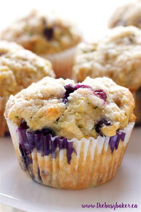 zucchini-blueberry-muffins-the-busy-baker image
