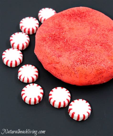 the-best-no-cook-natural-peppermint-play-dough image