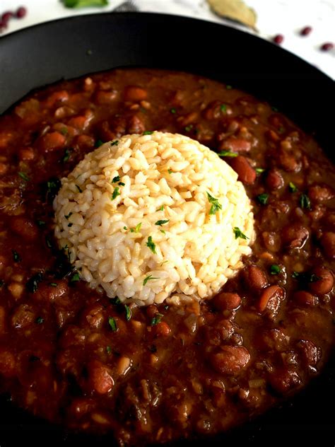 instant-pot-red-beans-rice-vegan-the-vegan-soprano image