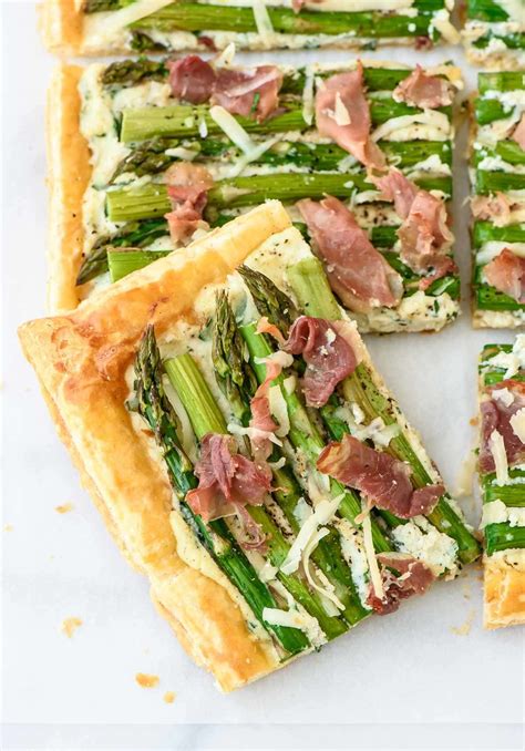 asparagus-tart-easy-recipe-with-puff-pastry image