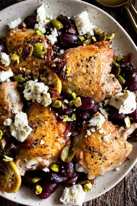 pan-roasted-chicken-with-grapes-olives-critchley image