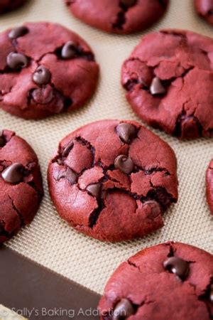 red-velvet-chocolate-chip-cookies-sallys-baking image