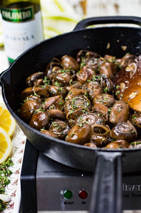 sauted-mushroom-recipe-in-buttery-marsala-sauce image