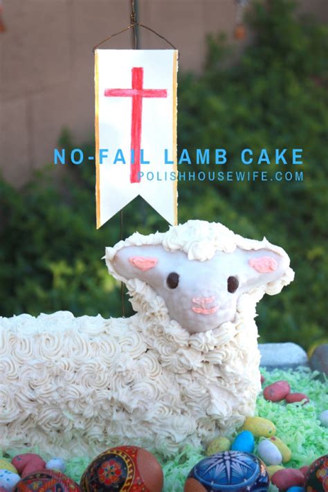 no-fail-easter-lamb-cake-polish-housewife image