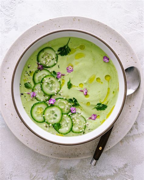 cucumber-gazpacho-with-avocado-greek-yogurt-le image