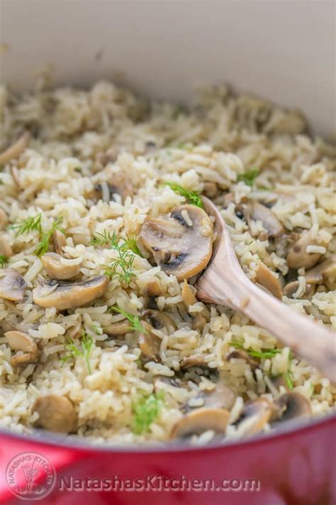 mushroom-rice-pilaf-a-one-pot-meal image