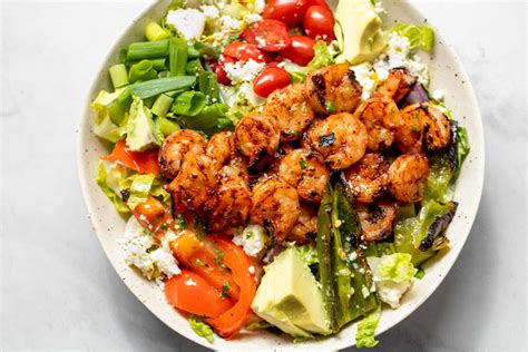 grilled-shrimp-salad-recipe-simply image