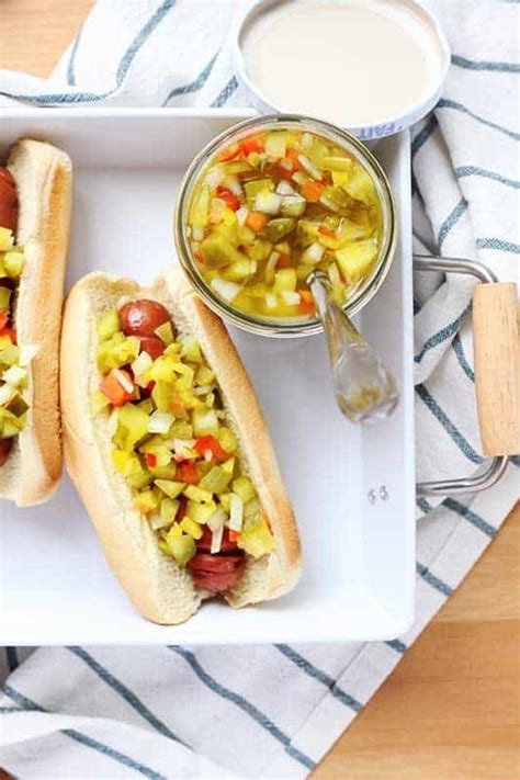 quick-pickle-relish-recipe-one-sweet-appetite image