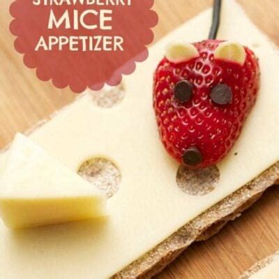 easy-kids-party-food-strawberry-mice-appetizer image