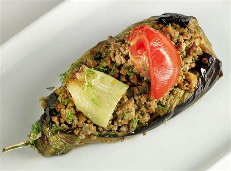 turkish-baked-eggplant-filled-with-ground-beef image