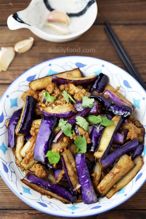 eggplant-and-minced-pork-stir-fry-a-daily-food image