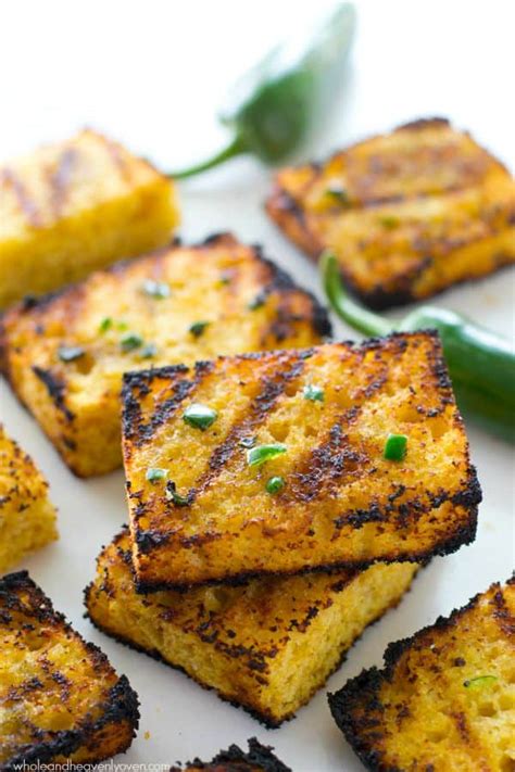 grilled-cornbread-with-jalapeno-honey-butter-whole image
