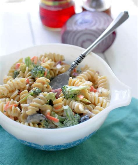 creamy-rotini-veggie-pasta-salad-two-lucky-spoons image