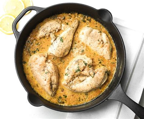 skillet-chicken-with-lemon-garlic-sauce-ahead-of-thyme image