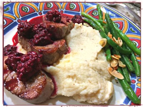 pork-medallions-with-blackberry-compote image