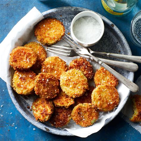 pan-fried-zucchini-chips-recipe-eatingwell image