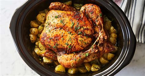 slow-cooker-whole-chicken-with-potatoes-purewow image
