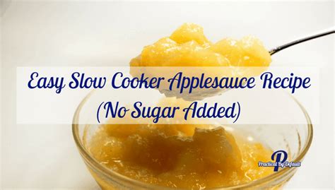 easy-sugar-free-slow-cooker-applesauce image