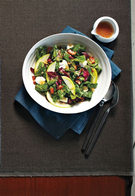 chard-and-apple-salad-with-bacon-vinaigrette-canadian image