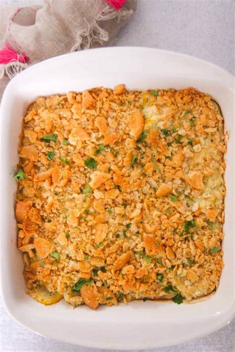 southern-yellow-squash-casserole-with-ritz-crackers image