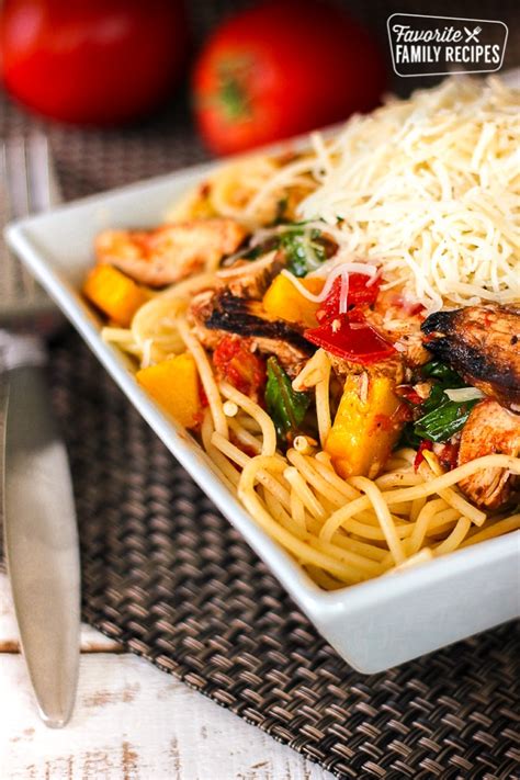 grilled-chicken-pasta-primavera-favorite-family image