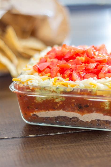 7-layer-taco-dip-a-5-minute-no-cook-recipe-to image