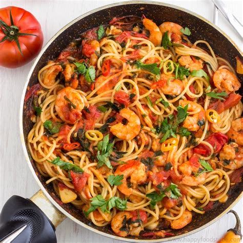 spicy-shrimp-spaghetti-recipe-happy-foods-tube image