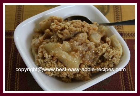 best-apple-crisp-recipe-ever-with-oatmeal-topping-for-dessert image