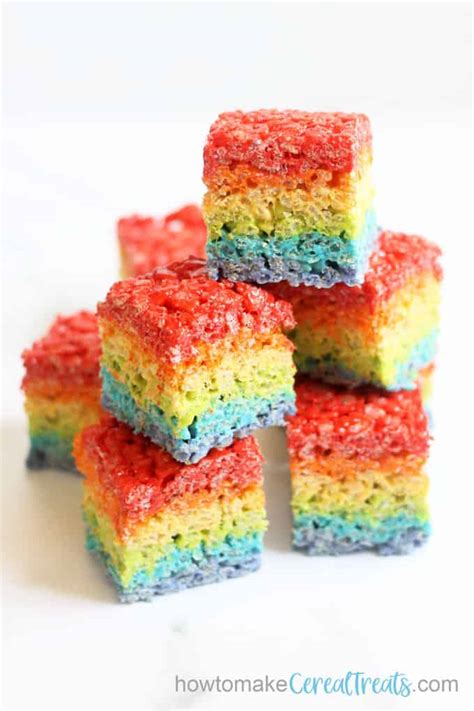 easy-rainbow-rice-krispie-treats-a-fun-no-bake image