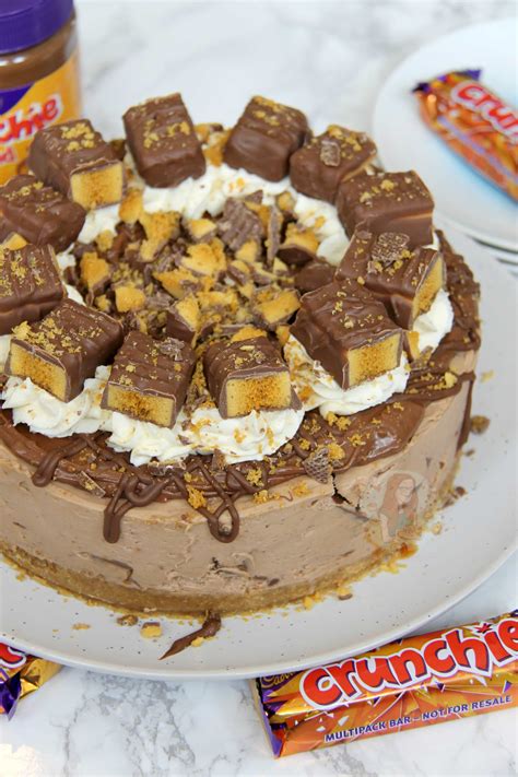 no-bake-honeycomb-crunchie-cheesecake-janes-patisserie image