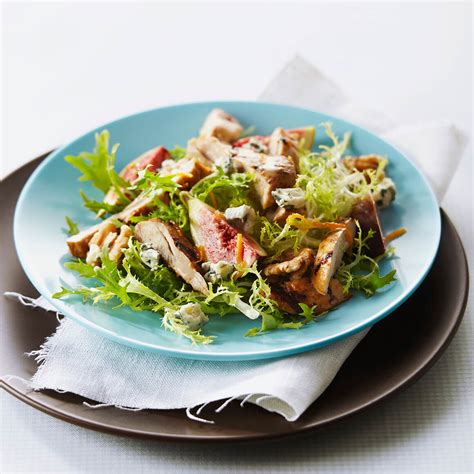 frise-salad-with-grilled-chicken-figs-blue-cheese image