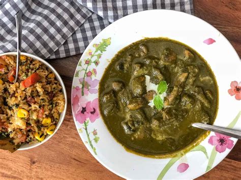 palak-mushroom-makhani-recipe-archanas-kitchen image