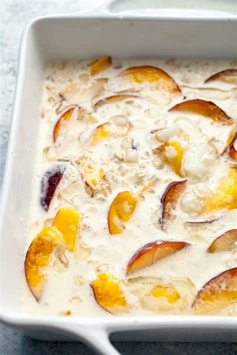 peaches-and-cream-baked-oatmeal image