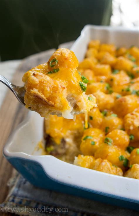 hearty-tater-tot-and-bratwurst-casserole image
