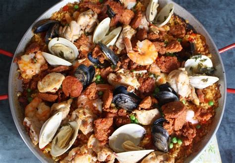 mixed-paella-with-chicken-chorizo-shrimp-and-clams image