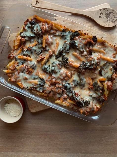 baked-ziti-with-turkey-sausage-tablespoon-for-one image