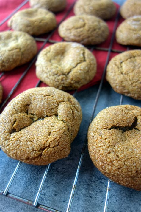 chewy-molasses-cookies-gingerbread-cookies image